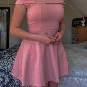 blush pink dress